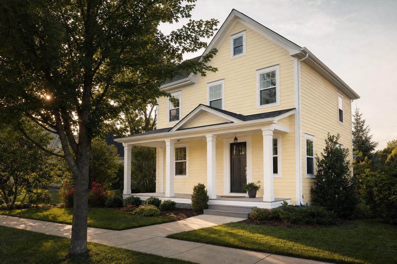 Summer Smile by Valspar on exterior