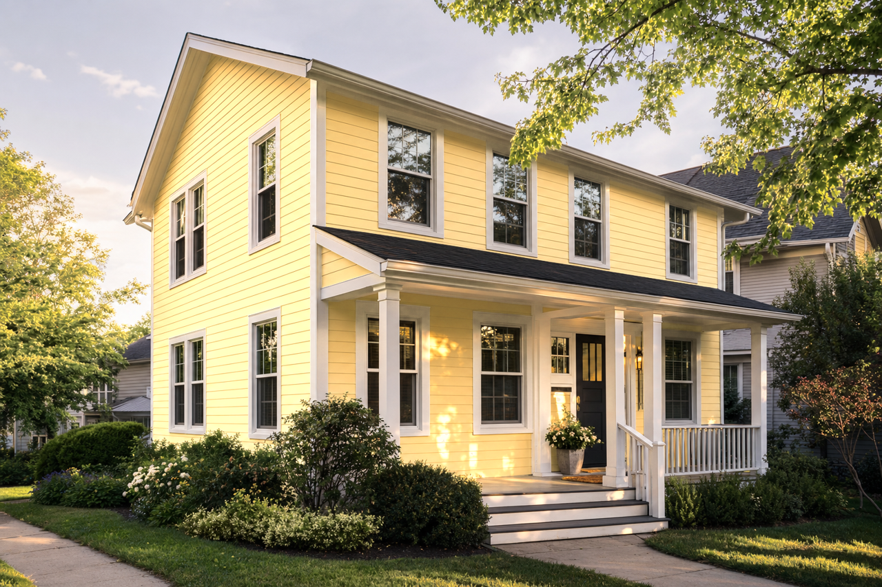 Late Day Sun by Valspar on exterior