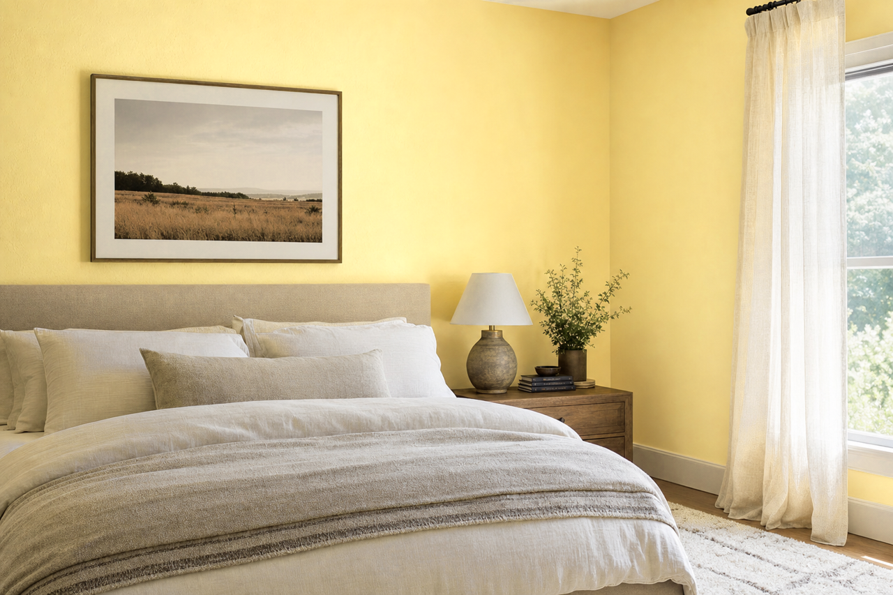 Late Day Sun by Valspar on interiors
