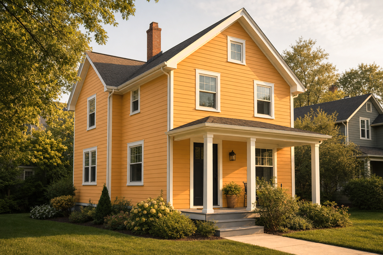Bugle Call by Valspar on exterior