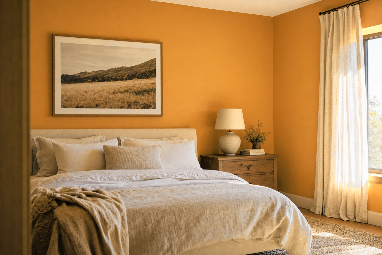 Bugle Call by Valspar on interiors