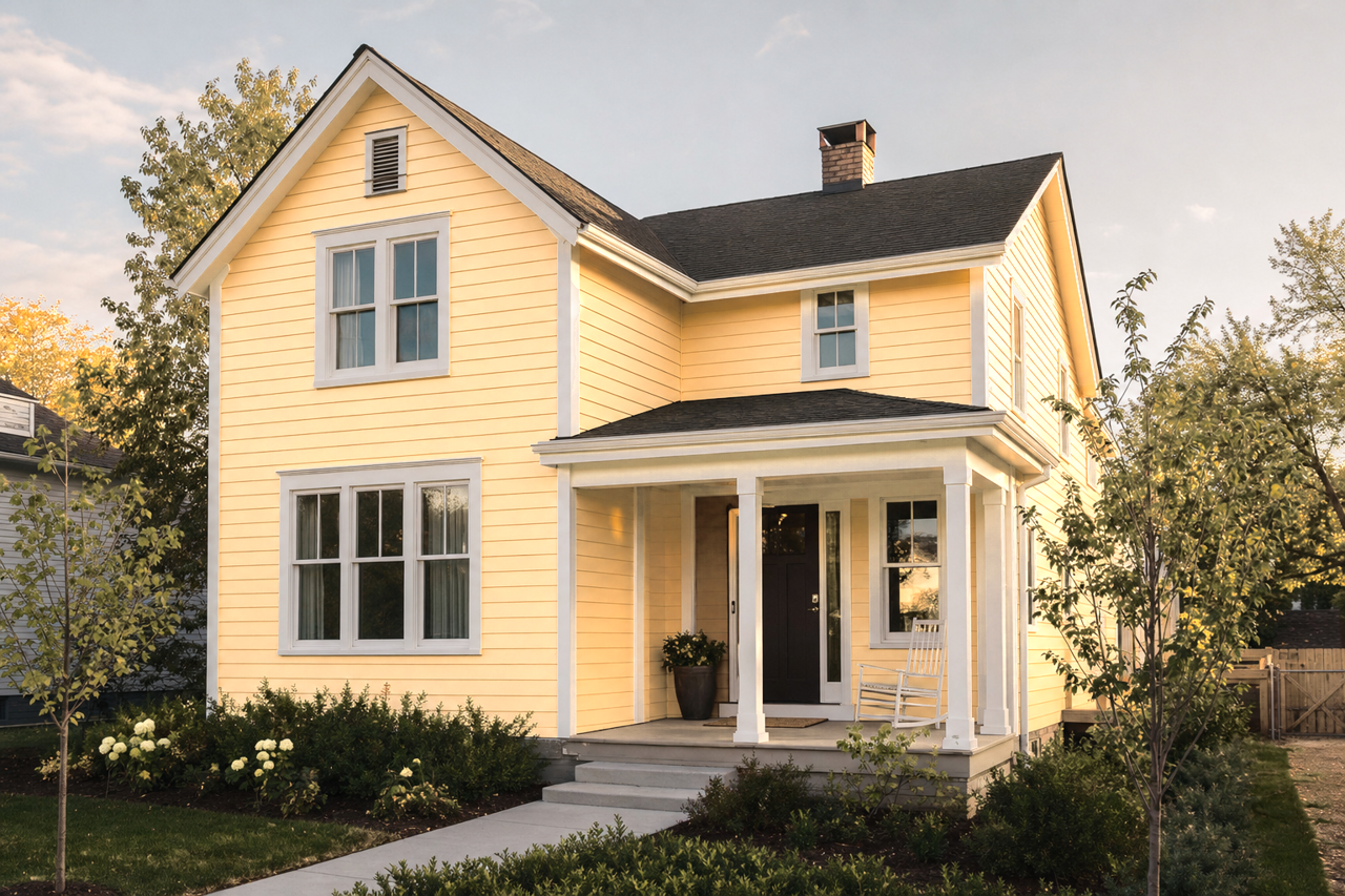 Lazy Sun by Valspar on exterior