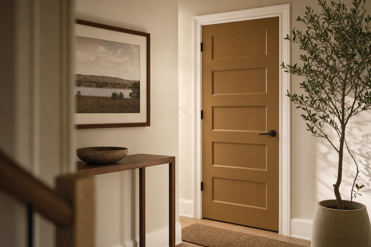 Grecian Helmet by Valspar on interior-doors