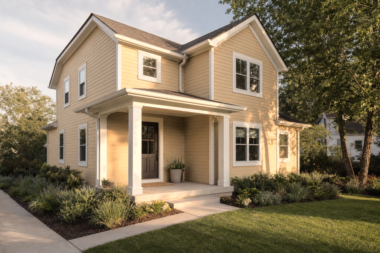 Glowing Dune by Valspar on exterior