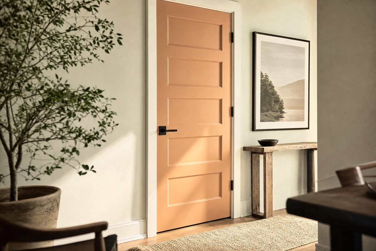 Country Charm by Valspar on interior-doors
