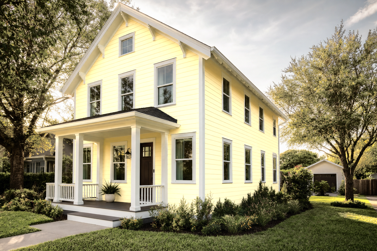 Summer Sun by Valspar on exterior