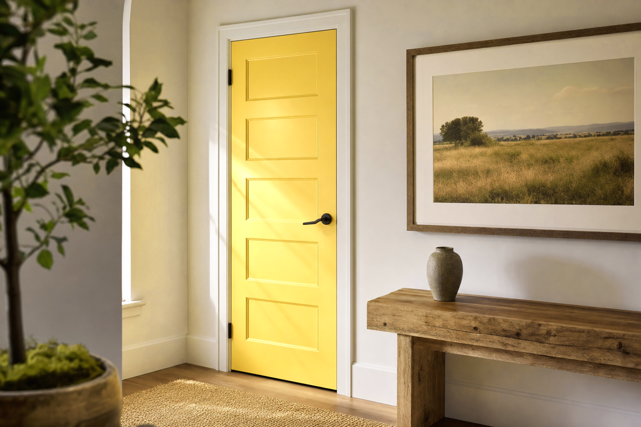 Fall Meadow by Valspar on interior-doors