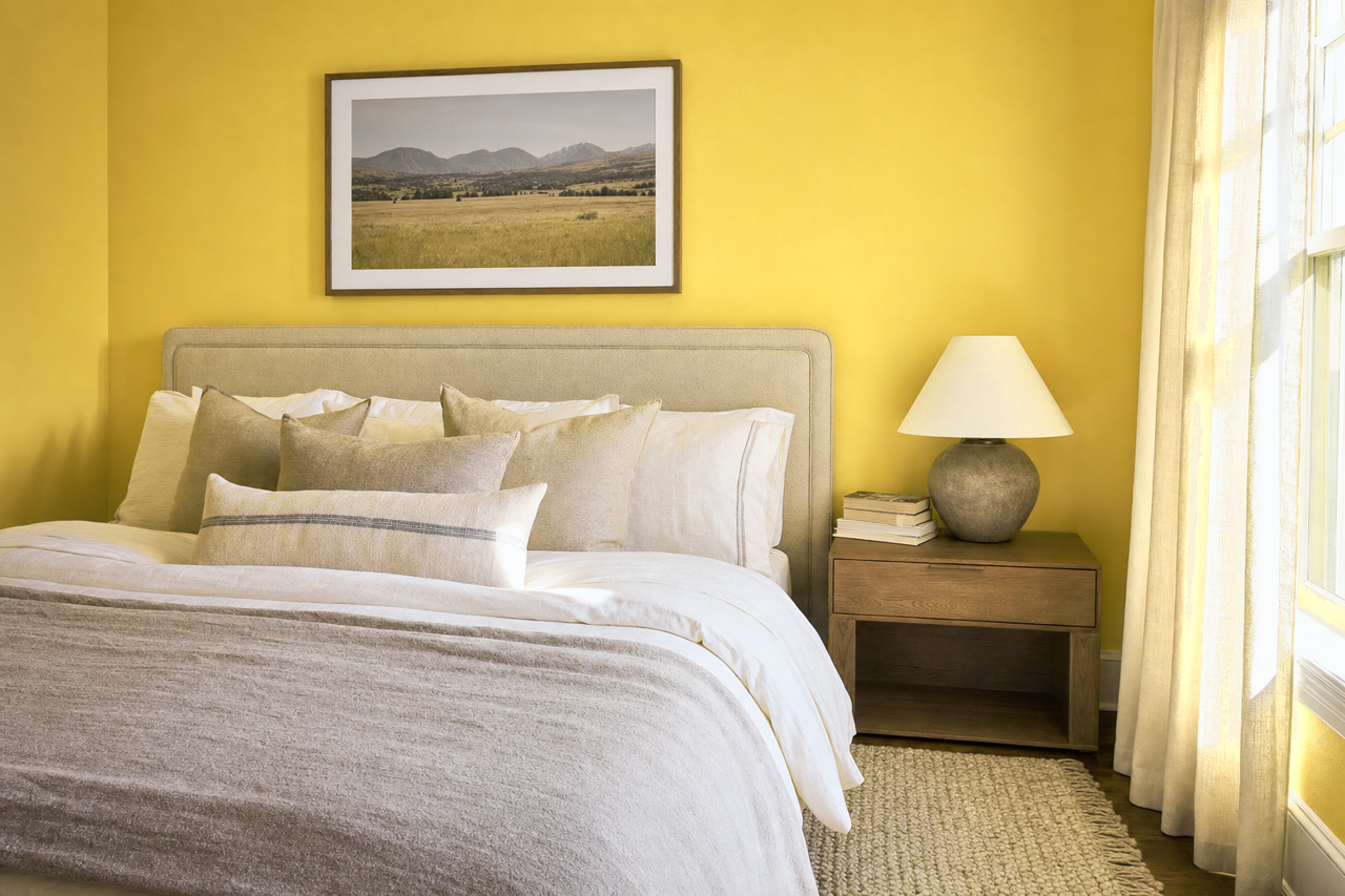 Fall Meadow by Valspar on interiors