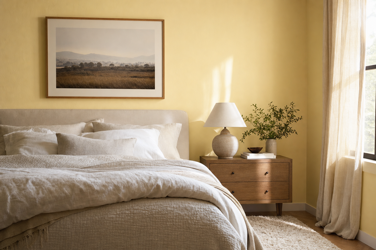 Oyster Bisque by Valspar on interiors