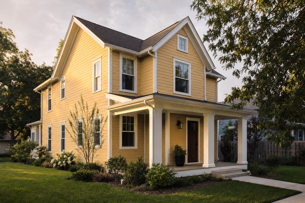 Earthen Sienna by Valspar on exterior