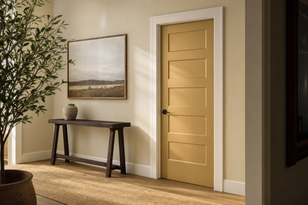 Lioness by Valspar on interior-doors