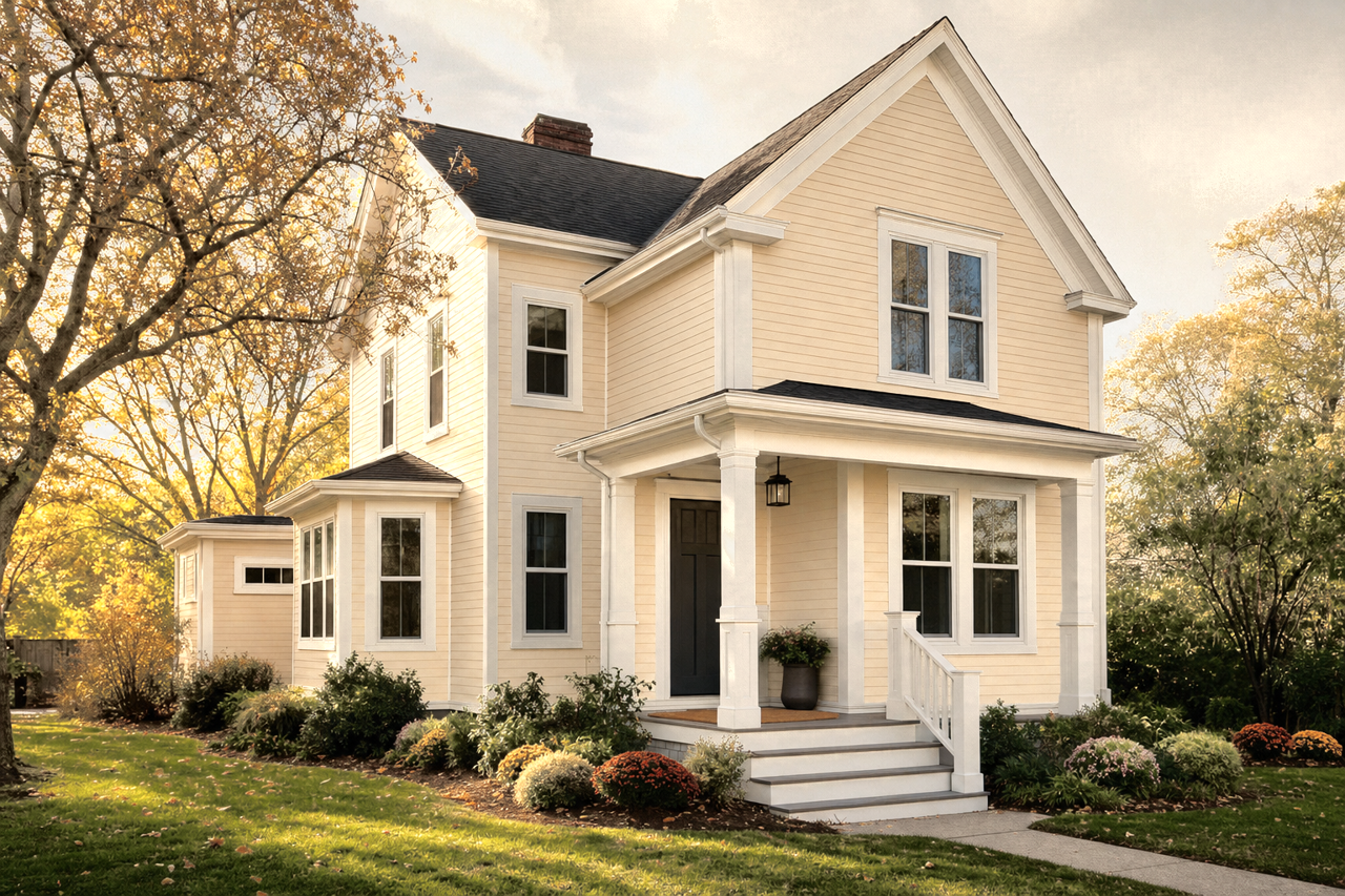 Baked Scone by Valspar on exterior