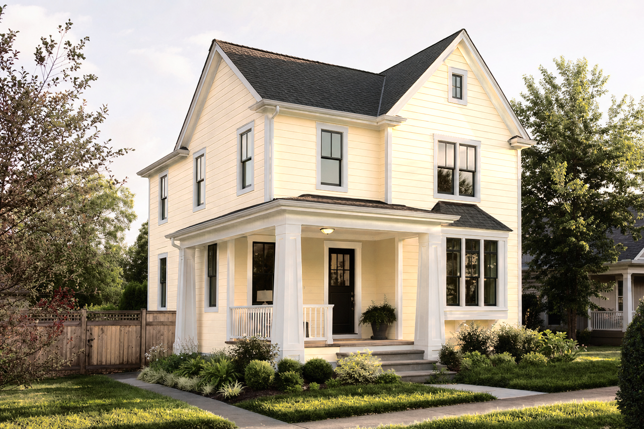 Paper Moon by Valspar on exterior
