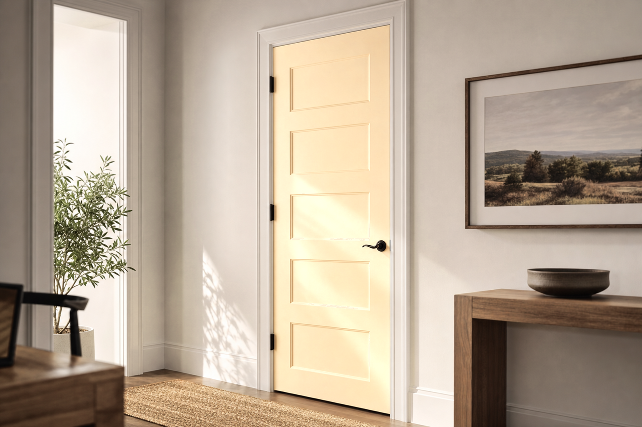 Paper Moon by Valspar on interior-doors