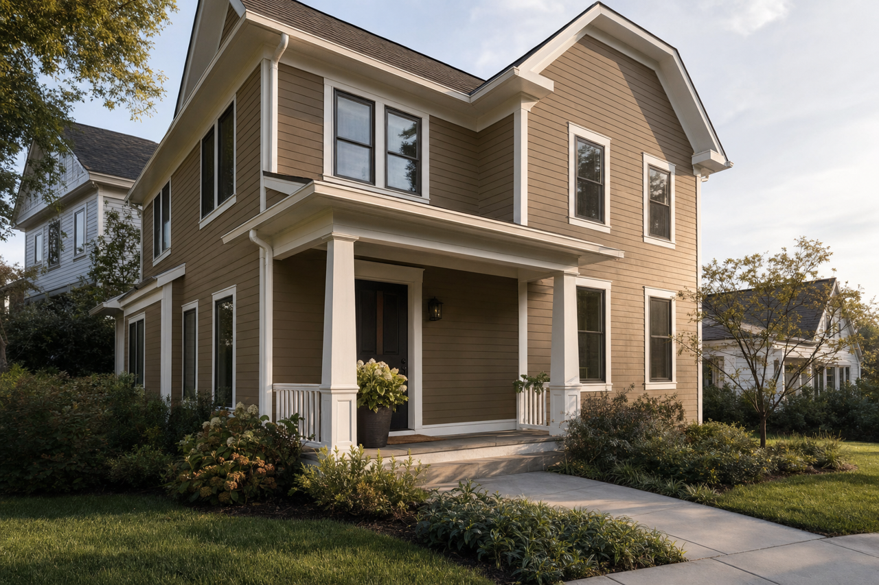 Twilight Jungle by Valspar on exterior