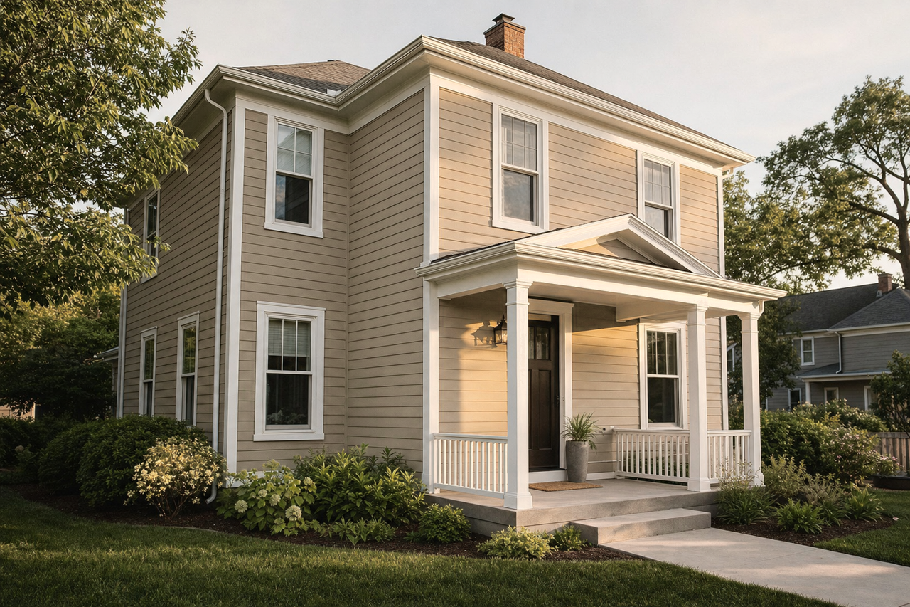 Wild Mushroom by Valspar on exterior