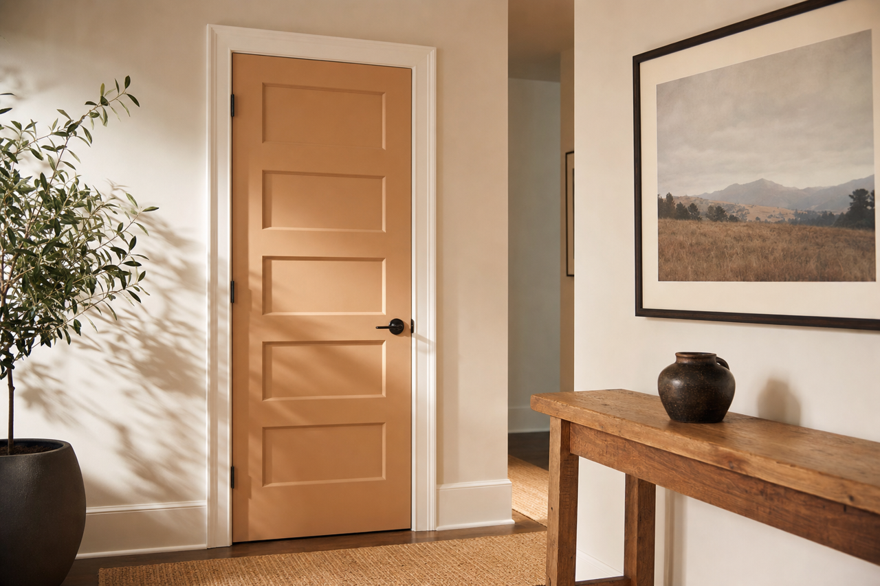 Freshly Baked by Valspar on interior-doors