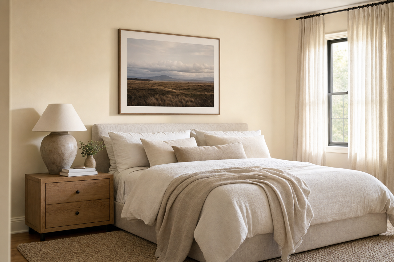 Cozy White by Valspar on interiors