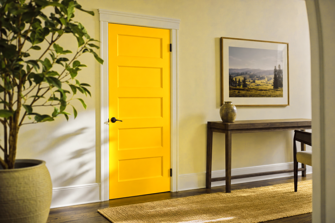 Tangy by Valspar on interior-doors