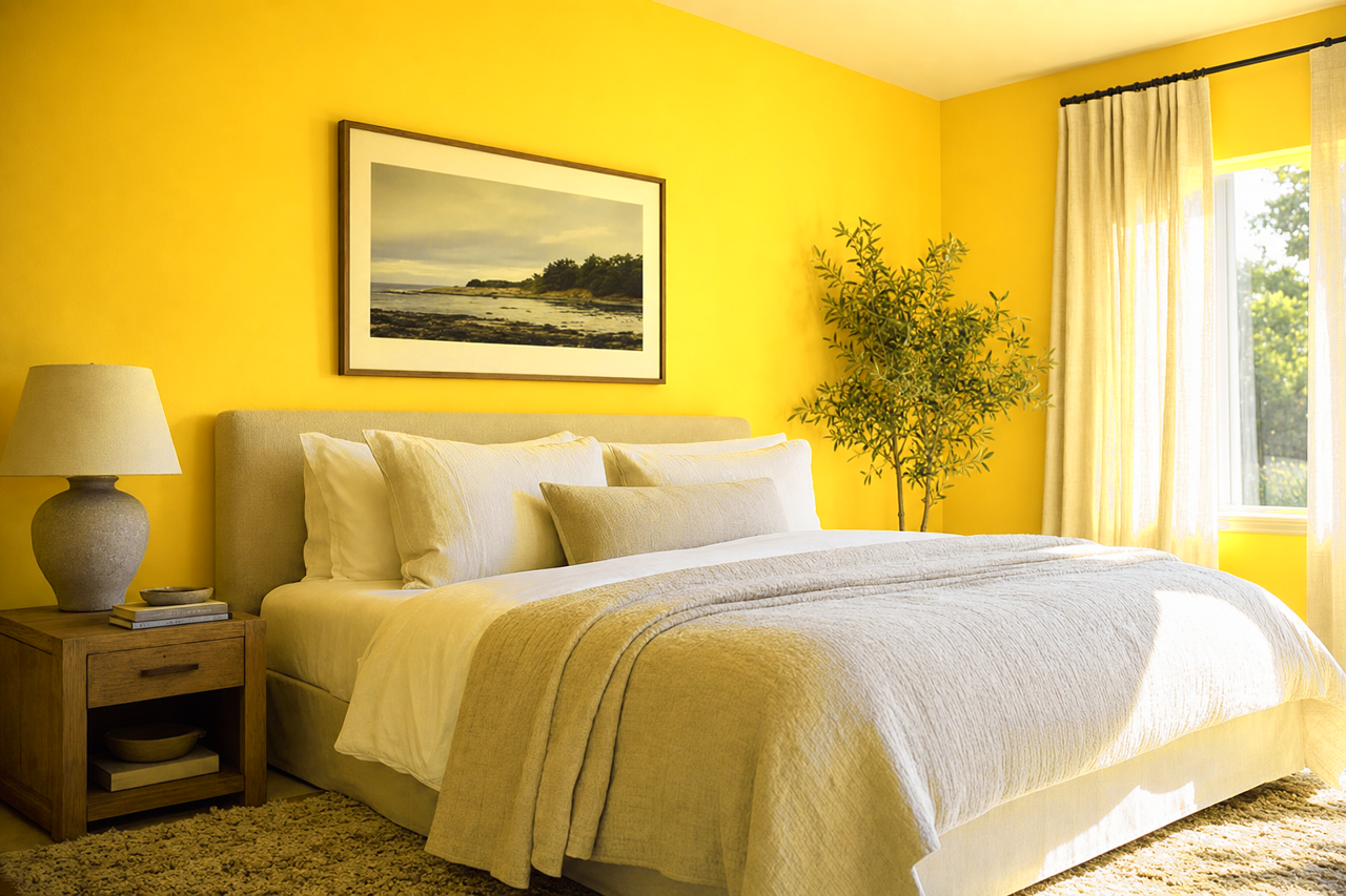 Tangy by Valspar on interiors