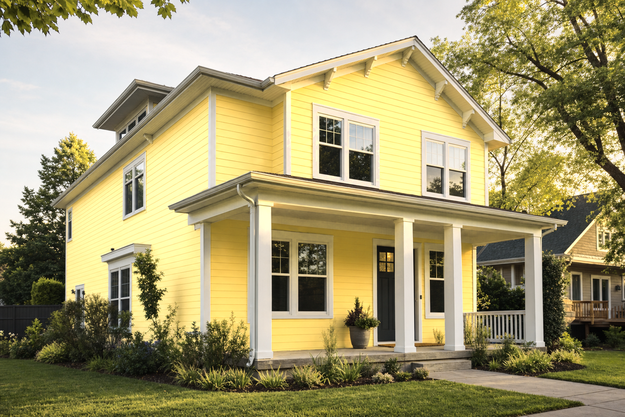 Top Banana by Valspar on exterior
