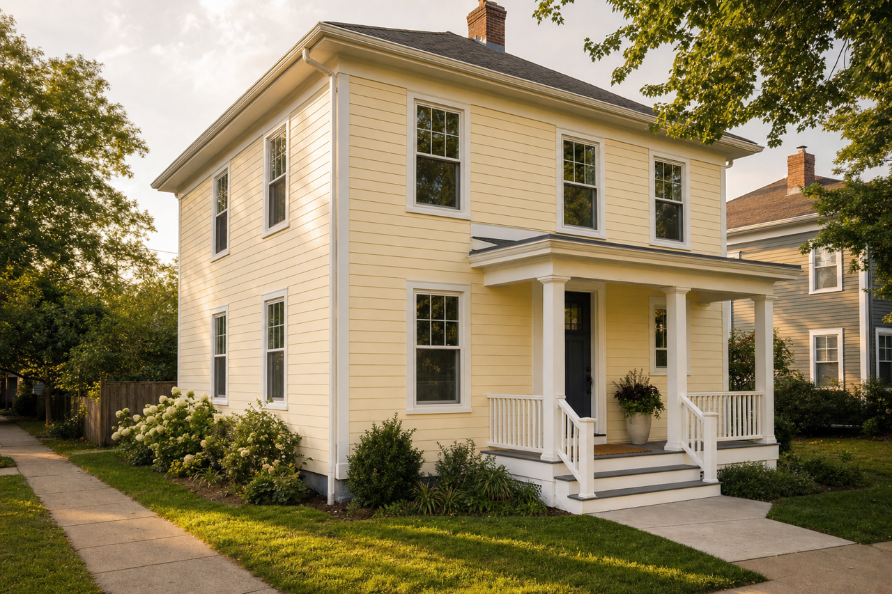 Summer Moon by Valspar on exterior