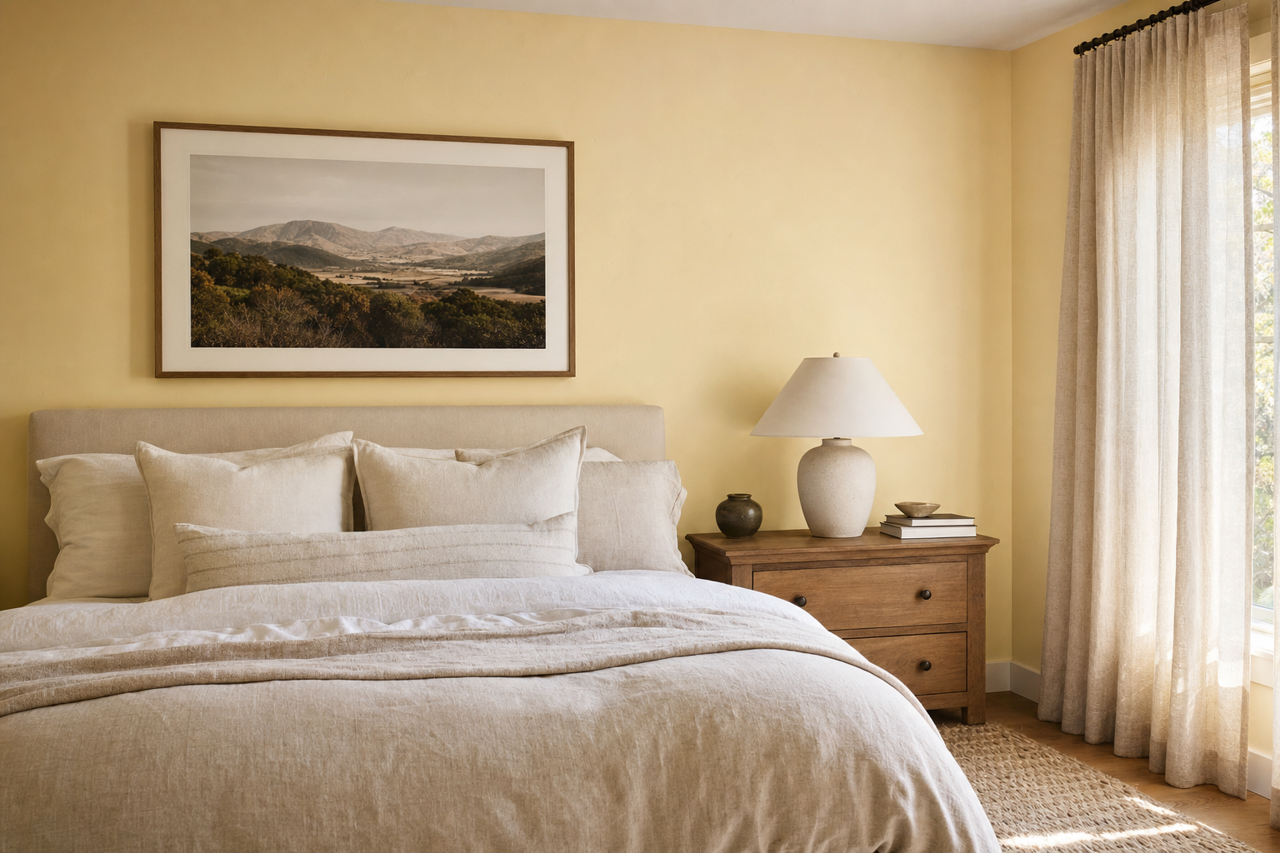 Summer Moon by Valspar on interiors