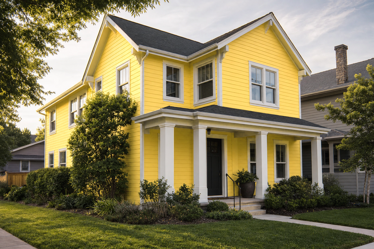 Golden Meadow by Valspar on exterior