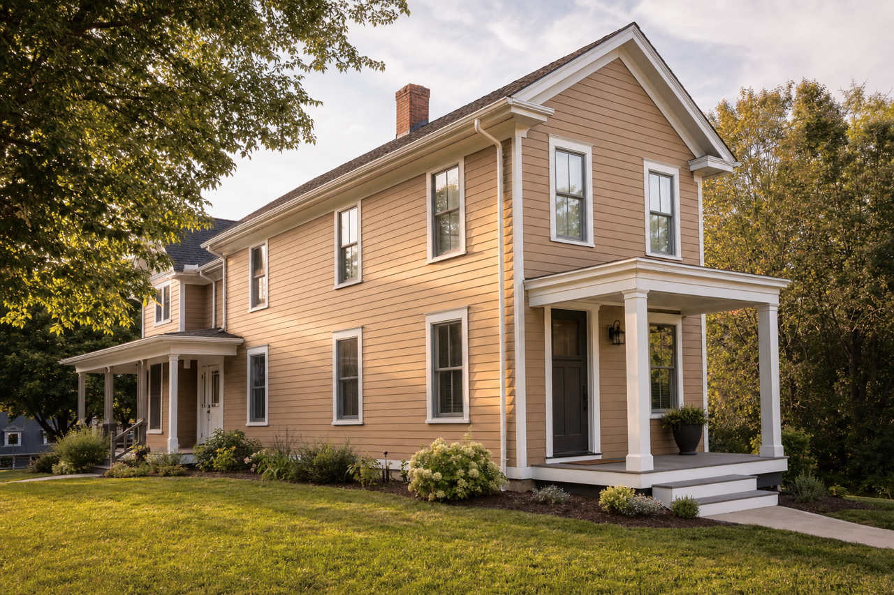Grecian Olive by Valspar on exterior