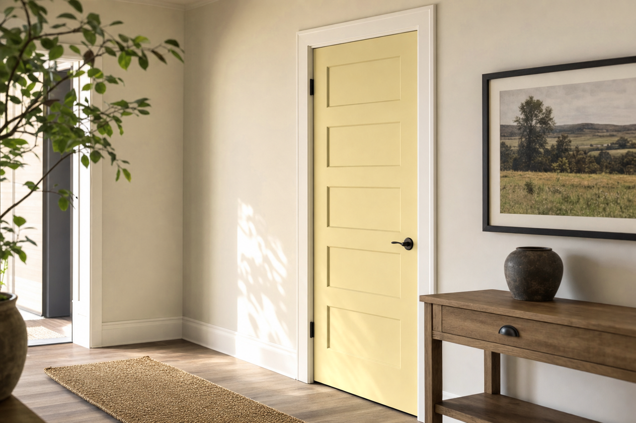 Dry Leaf by Valspar on interior-doors