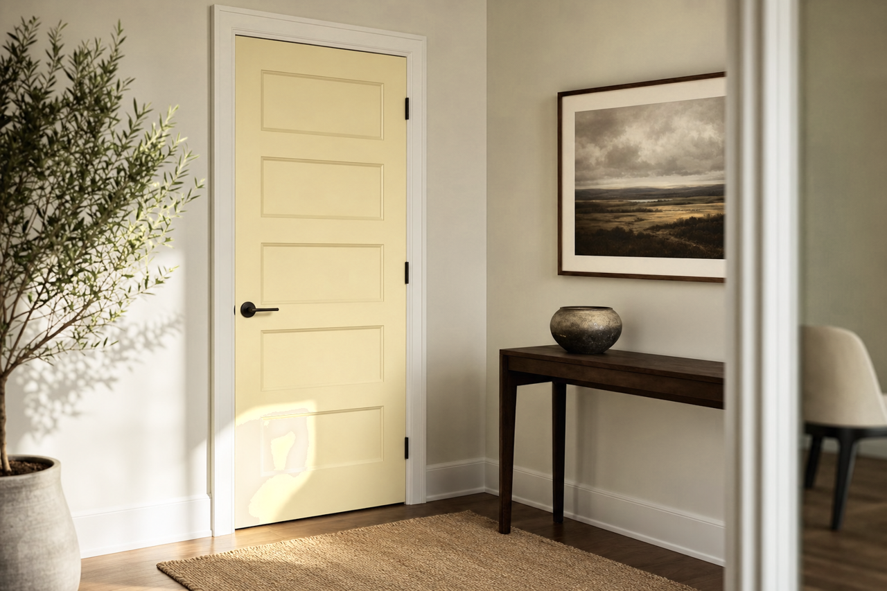 Ancient Scroll by Valspar on interior-doors