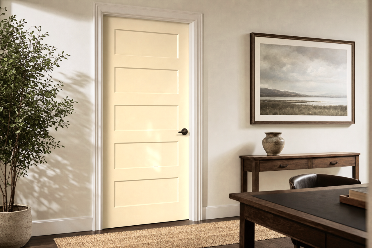 Hidden Path by Valspar on interior-doors