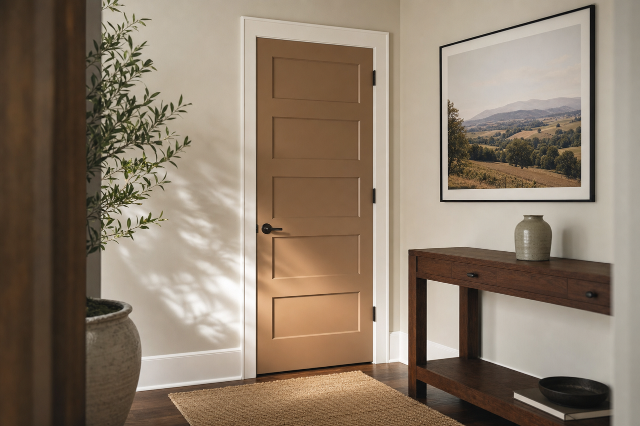 Stampede by Valspar on interior-doors