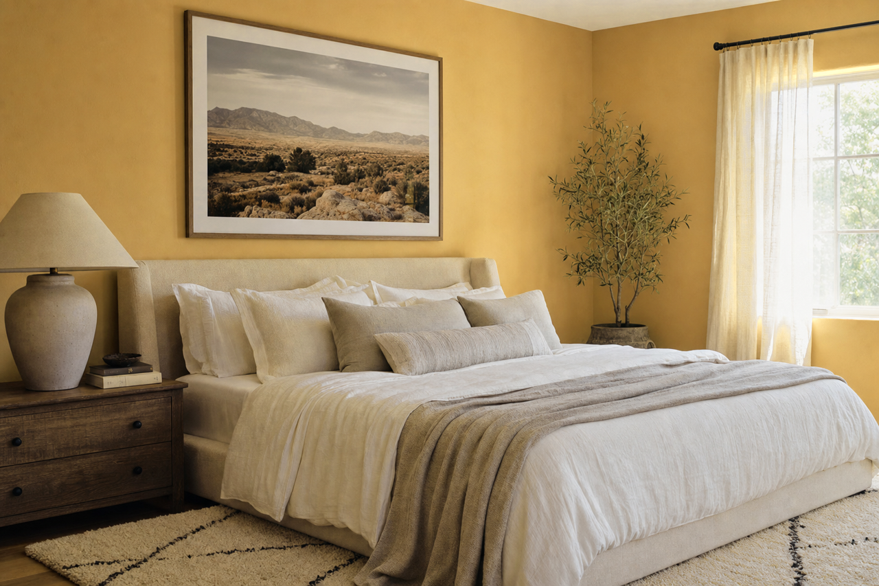 Bamboo Leaves by Valspar on interiors