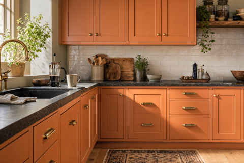 Orange Glaze by Valspar