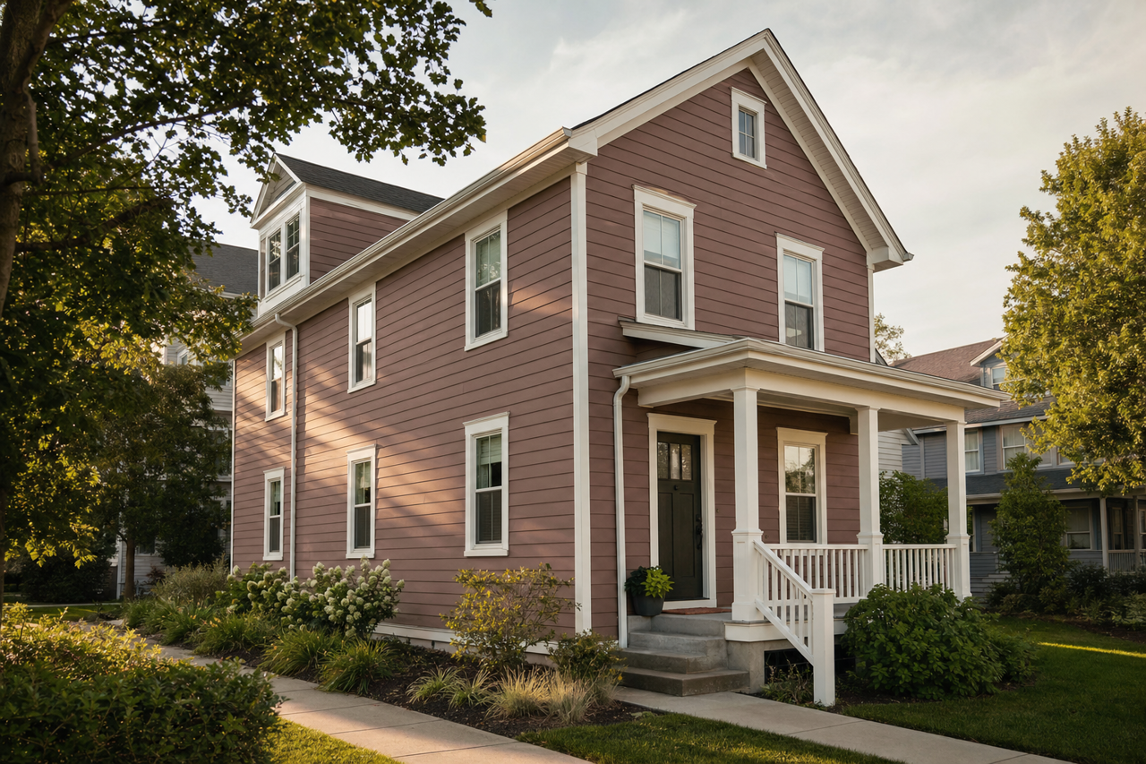 Gypsy Leather by Valspar on exterior