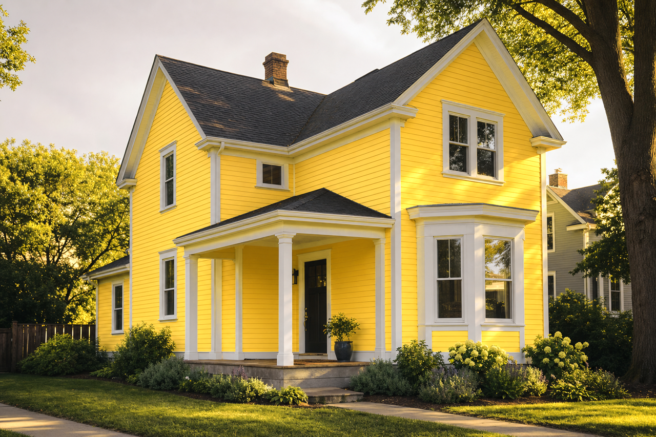 Sunny Jonquil by Valspar on exterior
