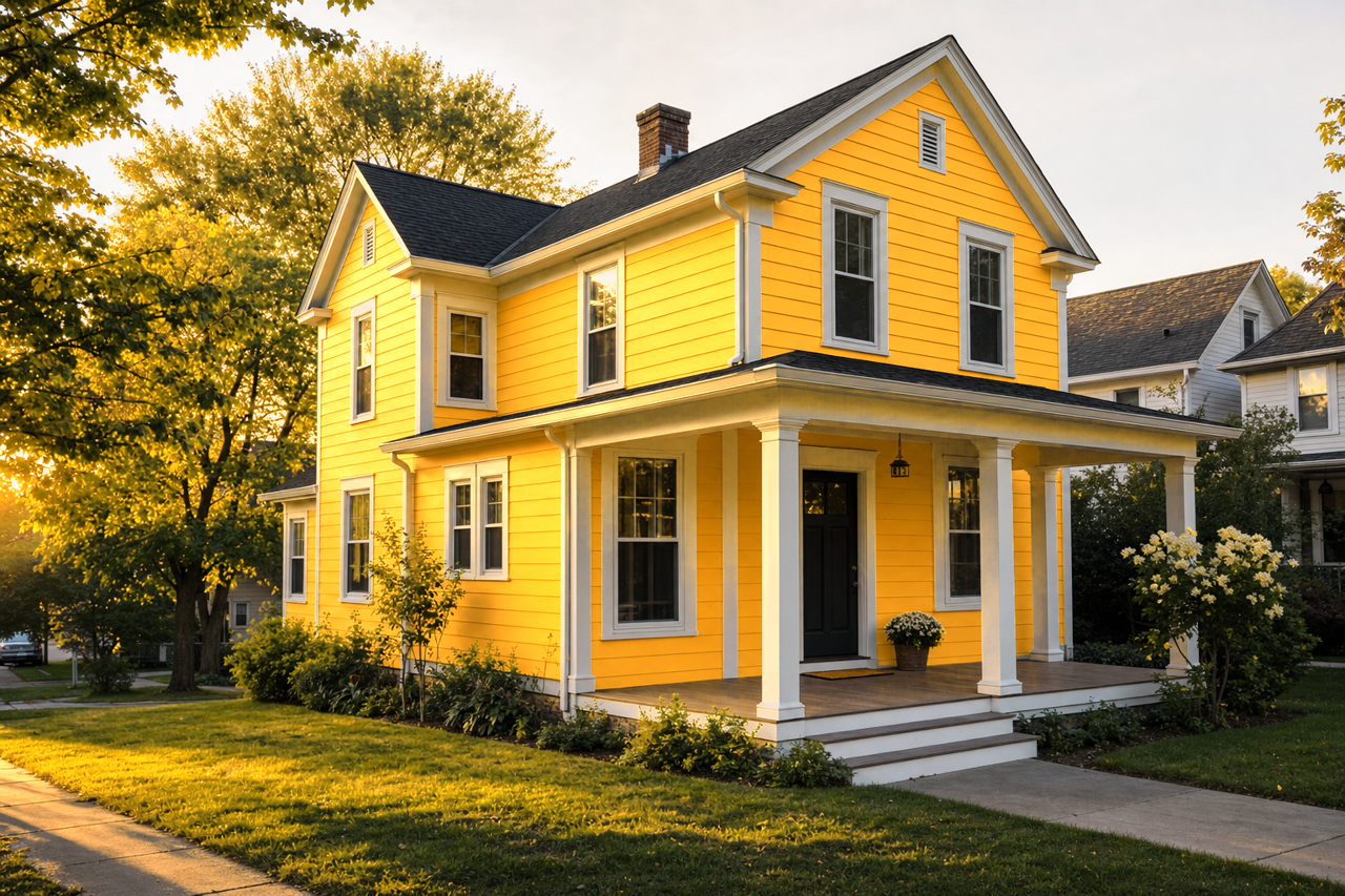 Sunspark by Valspar on exterior