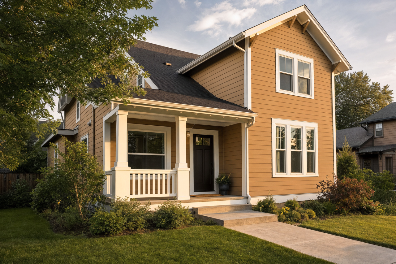 Mixed Potpourri by Valspar on exterior