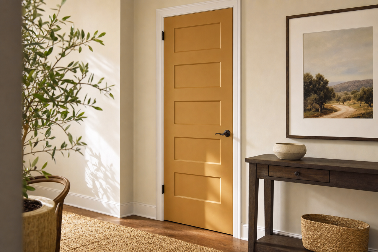 Mixed Potpourri by Valspar on interior-doors
