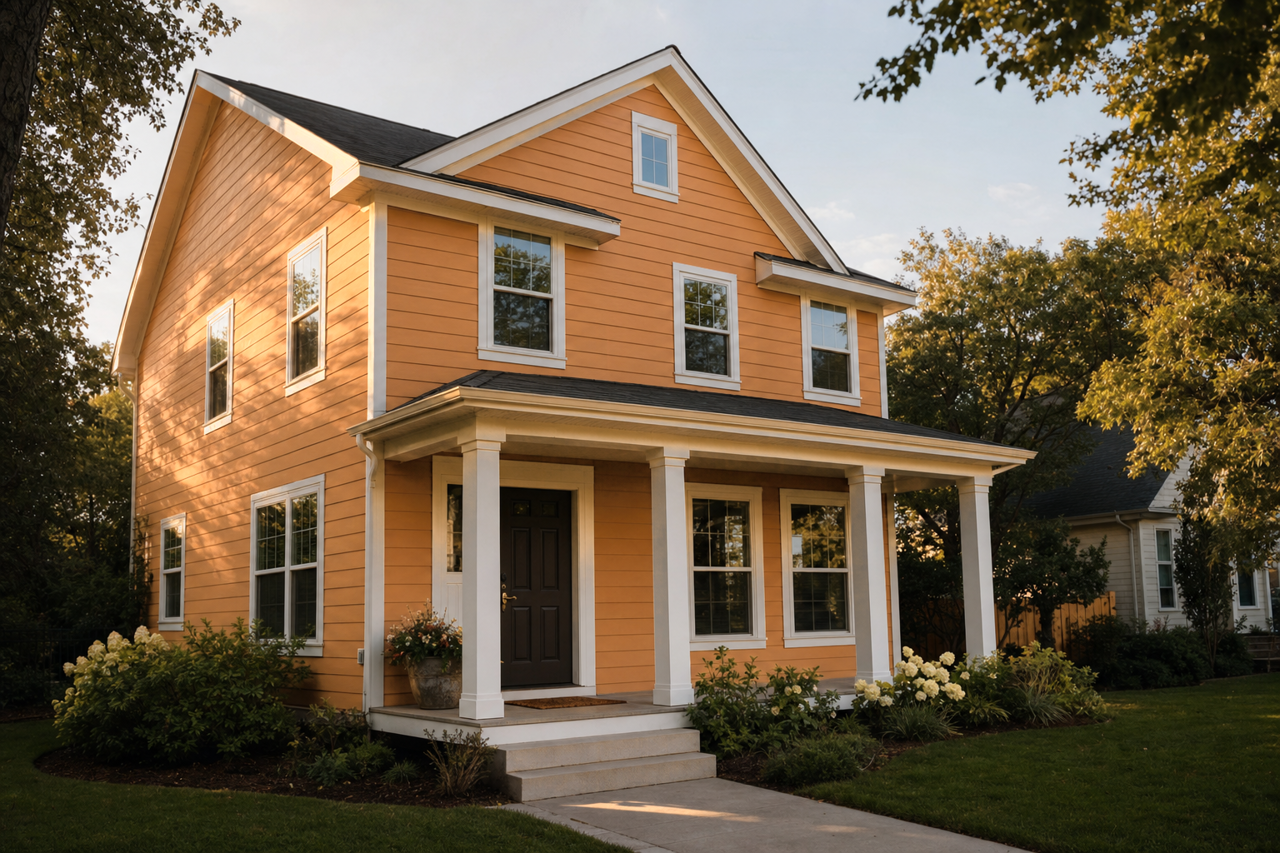 Fancy Suede by Valspar on exterior