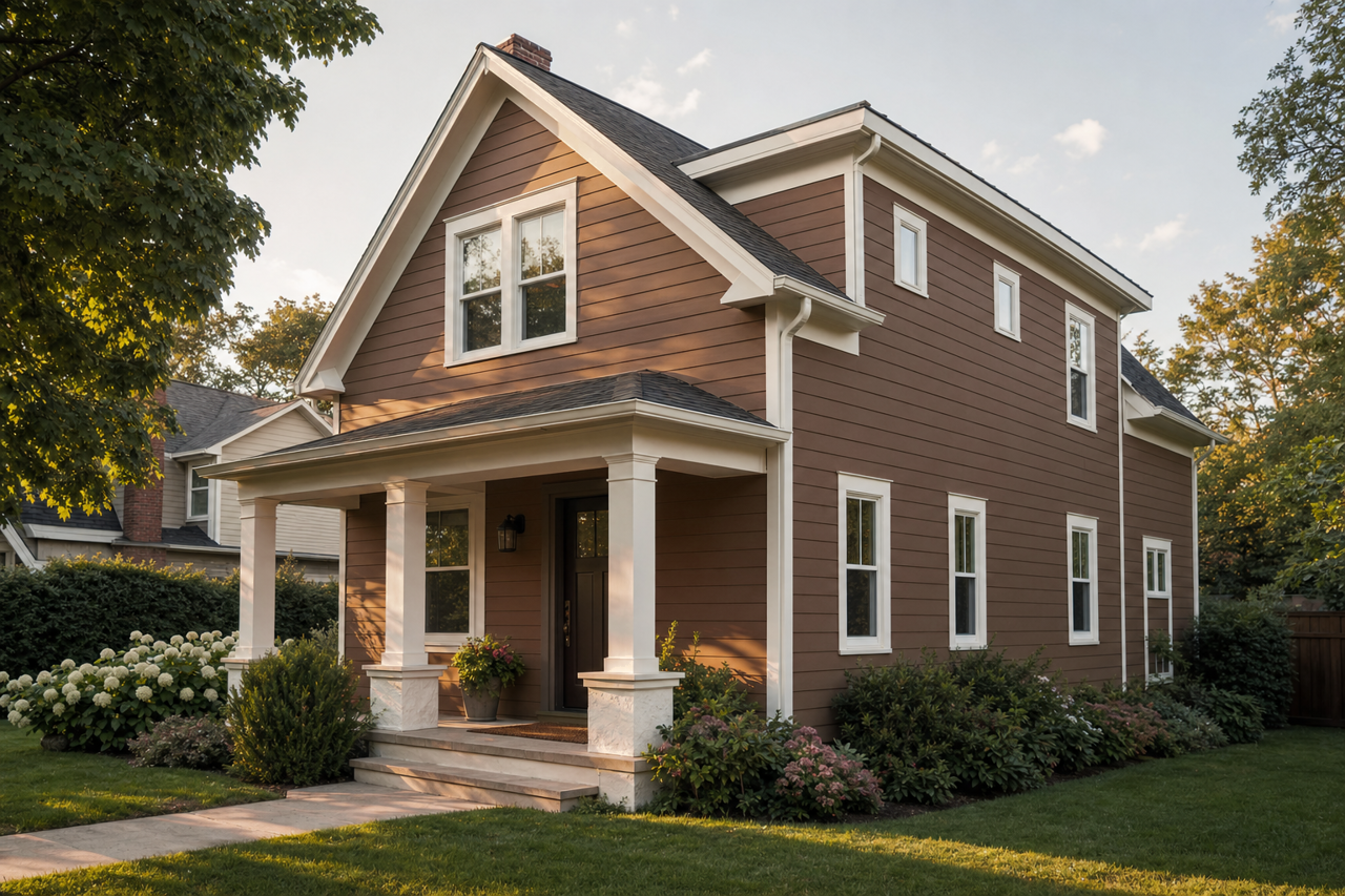 Dark Earth by Valspar on exterior