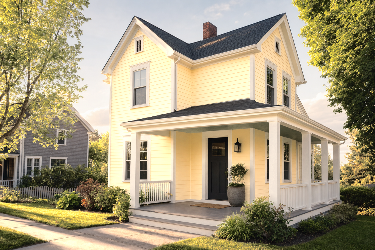 Shooting Star by Benjamin Moore on exterior