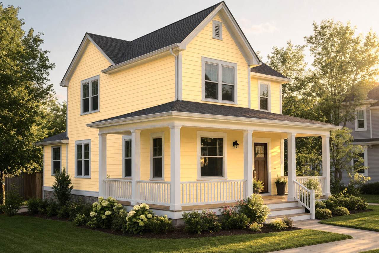 Country by Benjamin Moore on exterior