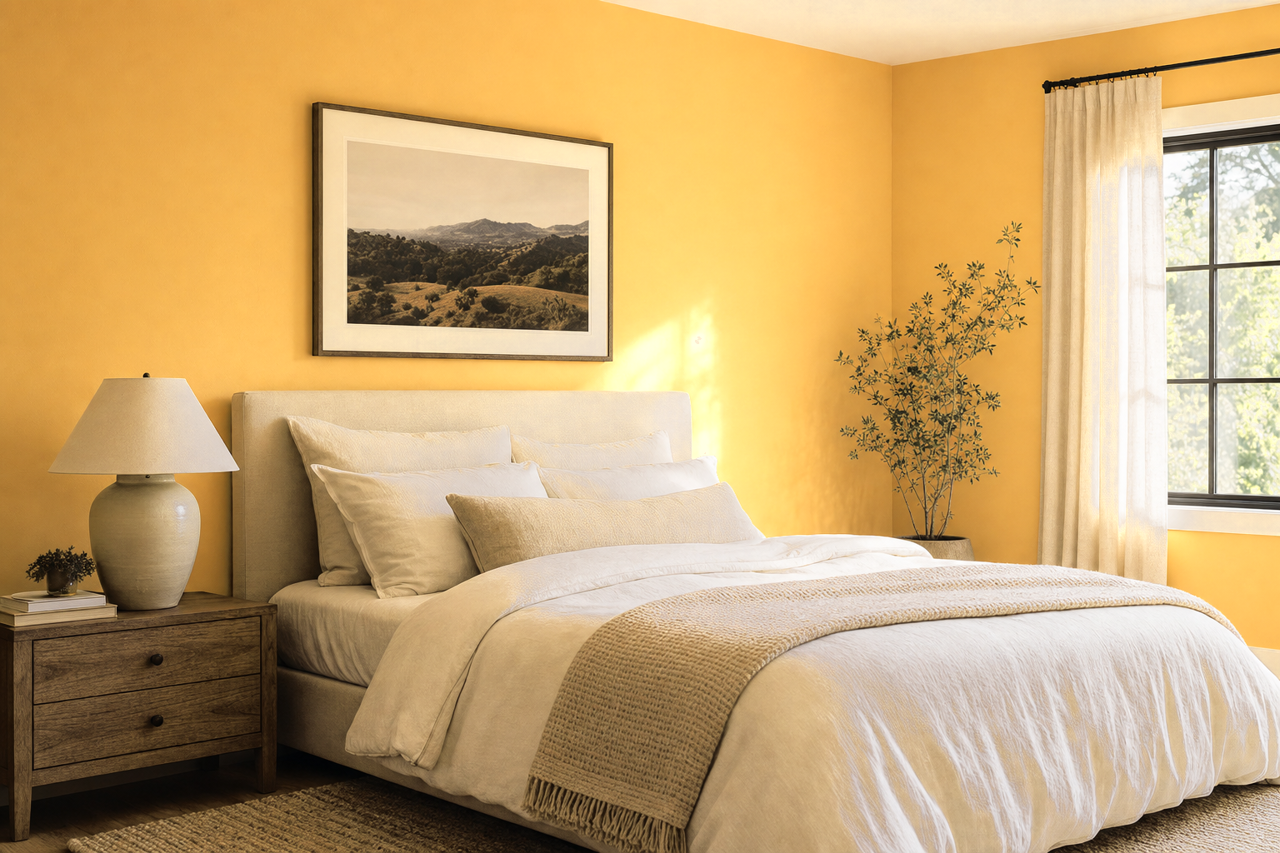 Lion Heart by Benjamin Moore on interiors