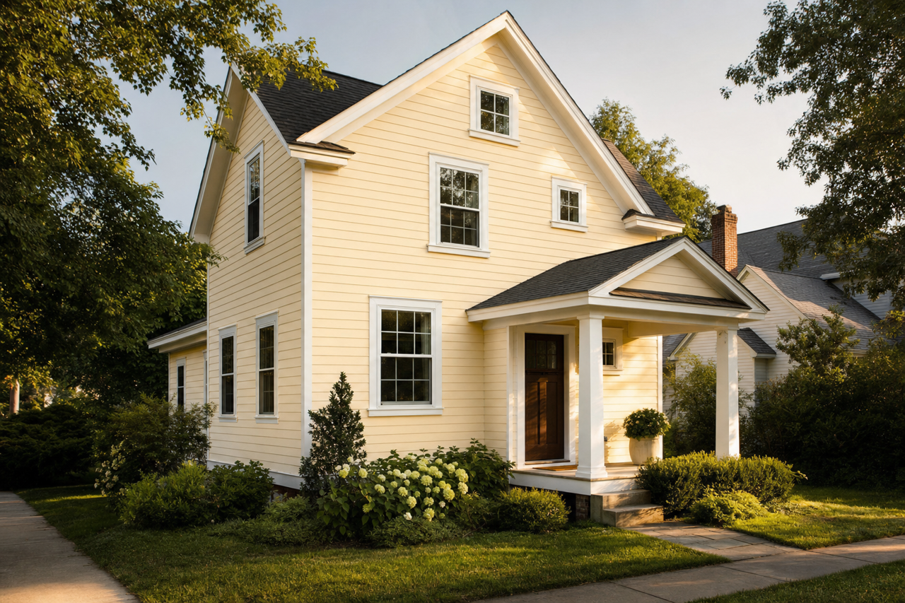 Ambiance by Benjamin Moore on exterior