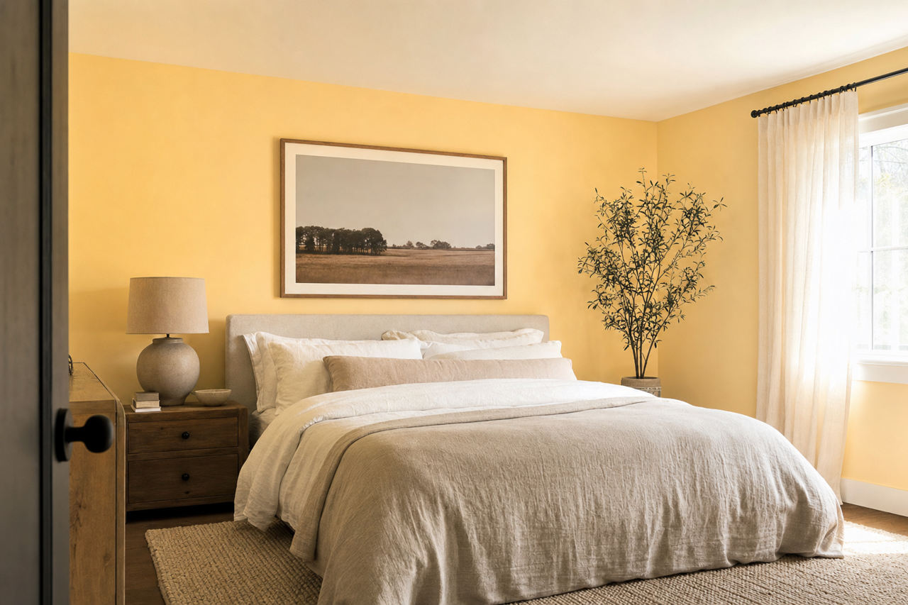 Popcorn by Benjamin Moore on interiors