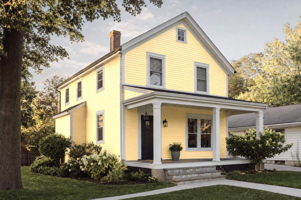 Squish-Squash by Benjamin Moore on exterior