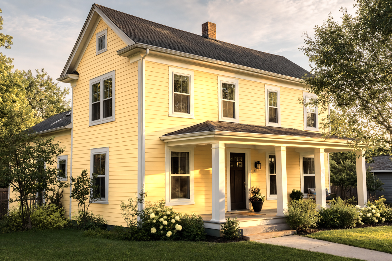 Crowne by Benjamin Moore on exterior
