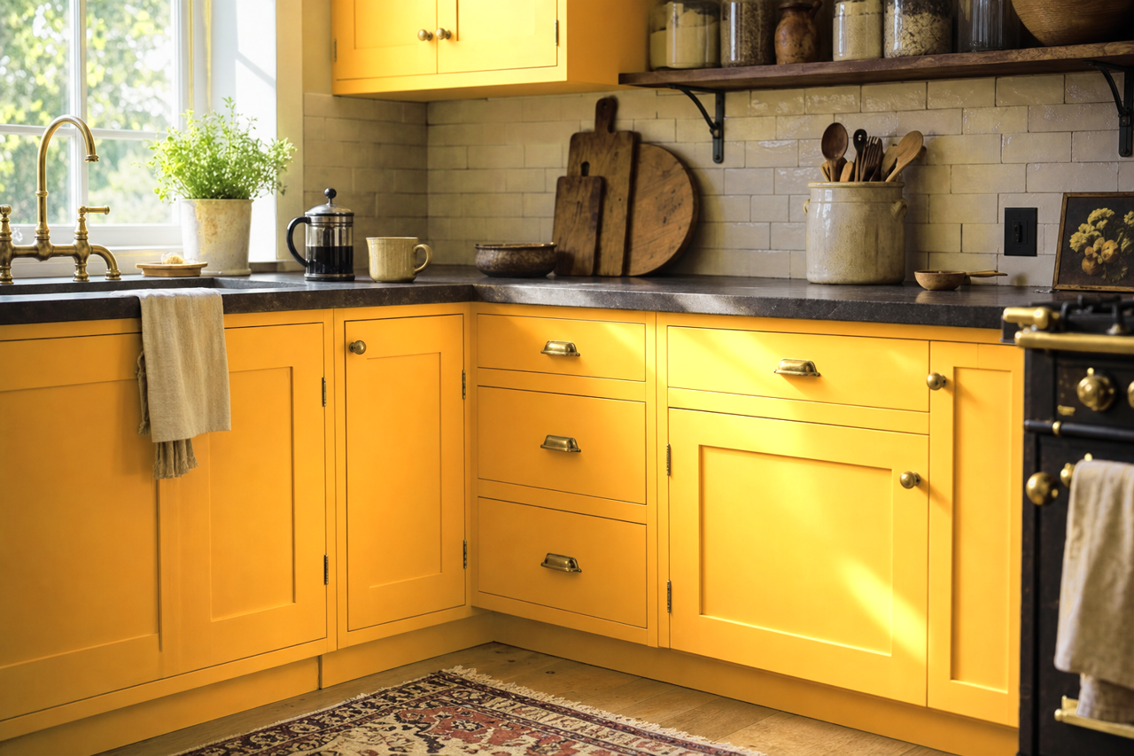 Imperial by Benjamin Moore on cabinets